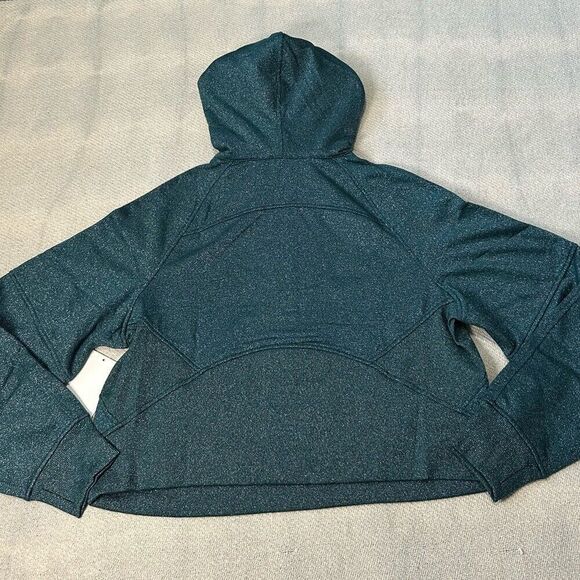 Lululemon Scuba Hoodie NWT $138 M/L Half Zip Storm Teal Silver Spark Rare - Picture 15 of 16